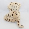 Felpa madre leopardo y bebé beige manchas marrón desconocida marca 20 cm