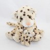 Felpa madre leopardo y bebé beige manchas marrón desconocida marca 20 cm