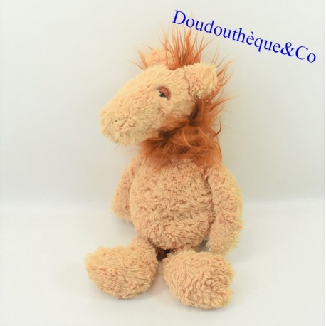 Plush camel JELLYCAT Fuddlewudle brown long hair 30 cm