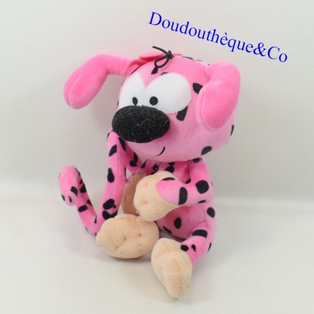 Plush baby Marsupilami JEMINI pink and black 20 cm