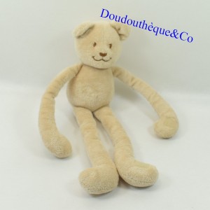 Plush bear JACADI beige with Scratch legs 30 cm