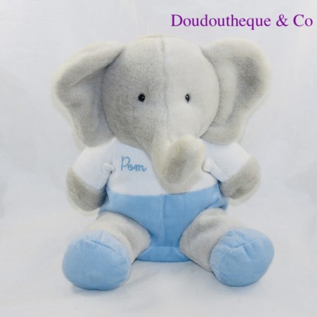 Interactive plush Pom éléphant LANSAY Babar