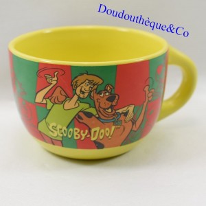Taza Scooby-Doo JACQUOT Scoubidou y Sammy cuenco amarillo y rojo 8 cm HANNA- BARBERA
