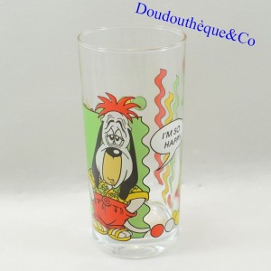 Hohes Glas Droopy TURNER ENTERTAINMENT 1994 Vintage Röhrenglas 13 cm