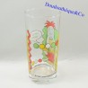 High glass Droopy TURNER ENTERTAINMENT 1994 glass tube vintage 13 cm