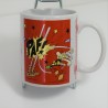 Mug Asterix QUICK Red Limited Edition, Collezionista BD Diam 7 cm Alto 10 cm