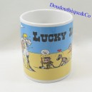 Taza Lucky Luke cerámica QUICK vintage 2009 BD 10 cm