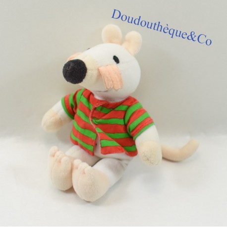 Plush Mimi the mouse MAISY LUCY COUSINS red and green jacket 18 cm