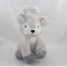 Peluche renne PRIMARK beige blanc gris cerf 28 cm