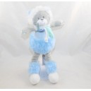 león de peluche PELUCHE Y COMPAÑÍA Artik Cool blue white puppet 23 cm