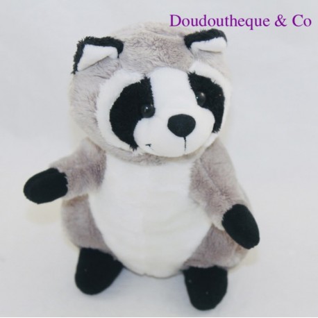 Procione di peluche SOFT FRIENDS grigio bianco