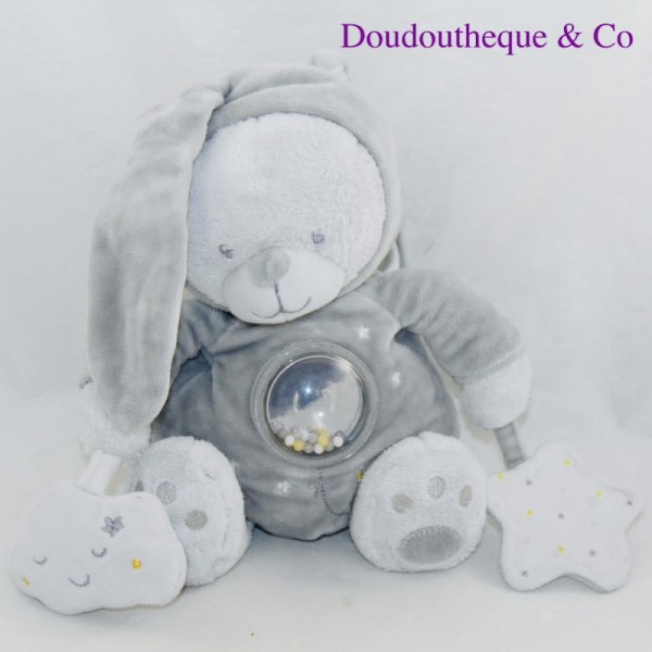 Peluche d activit s MAX SAX Carrefour ours d guis en lapin gris