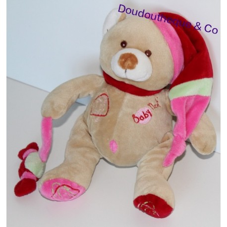 Bear cuddly toy BABY NAT' candy in hand 22 cm