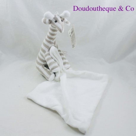 Fazzoletto fazzoletto giraffa MAXI BAZAAR bianco marrone Fazzoletto fazzoletto giraffa MAXI BAZAAR bianco marrone