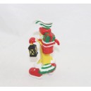 Figurine publicitaire Carambar Père Noël cadeaux pvc 9 cm