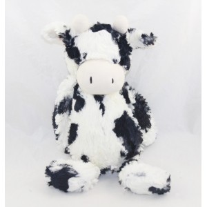 Peluche vache JELLYCAT Bashfuls noir et blanc 31 cm
