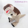 Brown T-Rex dinosaur plush toy
