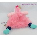 Doudou flat flamingo DOUDOU ET COMPAGNIE pacifier attachment