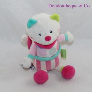 Peluche musicale chat BABYSUN pois rayures