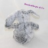 Doudou rabbit I2C gray white 23 cm
