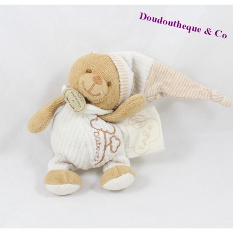 Bio trägt Doudou DOUDOU und Unternehmen 14 cm braun Baumwollblume