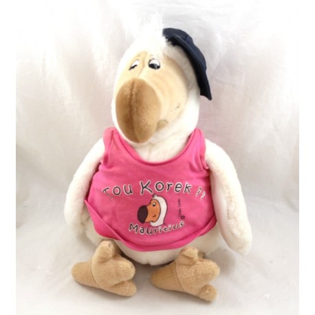 Plüsch Dodo Vogel WALLY PLÜSCH SPIELZEUG Mauritius Tou Korek ! rosa Tanktop 35 cm