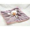 Flat cuddly toy duck BUKOWSKI Patchwork Family beige pink white 30 cm