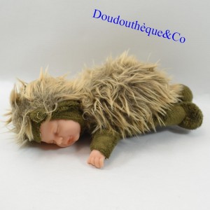Doll baby hedgehog ANNE GEDDES brown 25 cm