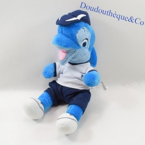 Plush toy Dolfi NOVOTEL plush dolphin blue advertising 25 cm