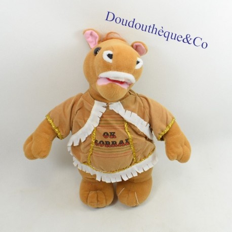 Cavallo di peluche OK CORRAL travestito da indiano 27 cm Cavallo di peluche OK CORRAL travestito da indiano 27 cm
