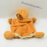 Doudou pupazzo pulcino G RRRR PELUCHE E COMPAGNIA Arancione e marrone 24 cm