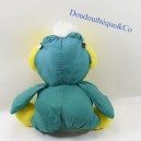 Plüsch Frosch Vintage Fallschirm Leinwand gelb und grün 30 cm