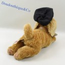 Peluche cane CREATID WITH LOVE Parigi Francia marrone 18 cm