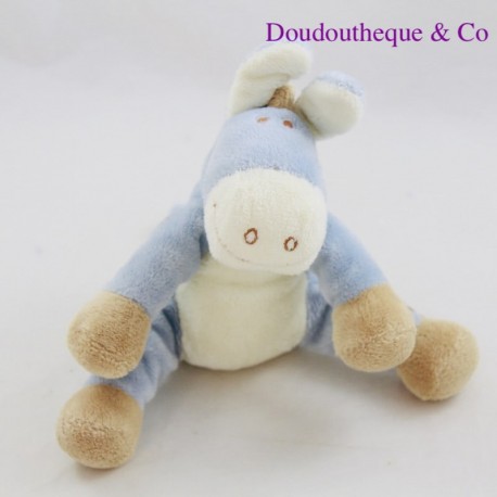 Plüschesel Paco NOUKIE'S beige blau Plüschesel Paco NOUKIE'S beige blau
