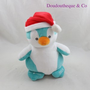 Peluche pingouin PASSION BEAUTE bonnet de Noel
