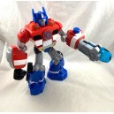Figura robot Transformers HASBRO Optimus Prime sonido y rueda azul claro 28 cm