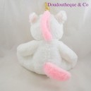 Felpa unicornio blanco rosa cuerno dorado