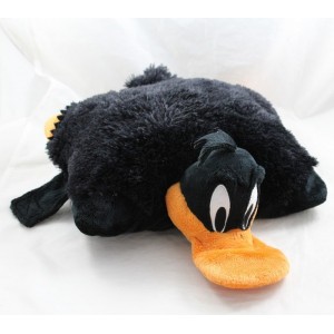 Plush Daffy Duck PILLOW PETS Les Looney Tunes cushion plush black 38 cm