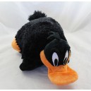 Peluche Daffy Duck PILLOW PETS Les Looney Tunes coussin peluche noir 38 cm