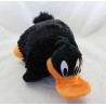 Peluche Daffy Duck PILLOW PETS Les Looney Tunes coussin peluche noir 38 cm