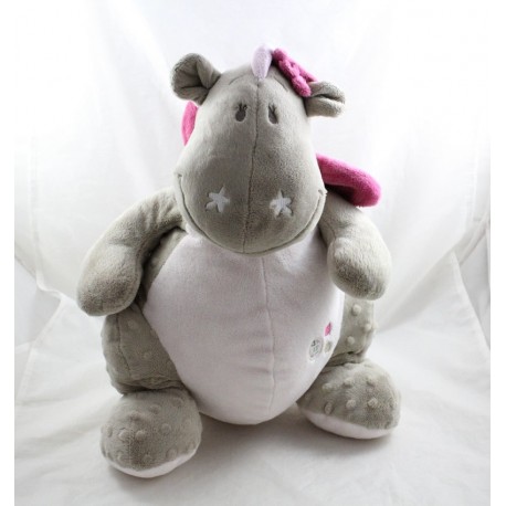 Plüsch Victoria Drache NOUKIE'S Victoria und Lucie rosa grau 40 cm Plüsch Victoria Drache NOUKIE'S Victoria und Lucie rosa grau 40 cm