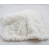 Decke flaches Schaf HAN quadratisches Lamm weiß lange Haare 28 cm