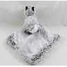 Doudou Taschentuch Husky Hund CREATIONS DANI meliert grau weiß 28 cm