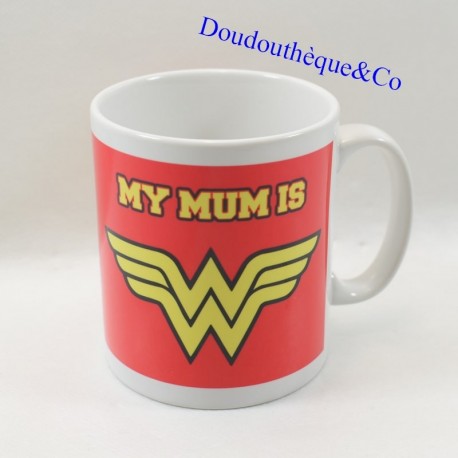 Taza Wonder Woman DC COMICS logo superheroína 9 cm