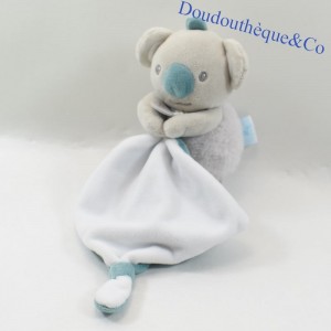 Plush koala handkerchief BABY NAT gray blue BN0549 25 cm