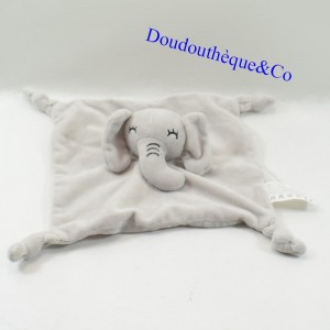 Flat elephant cuddly toy JIANGSU PEGASUS GIFT CO grey 21 cm