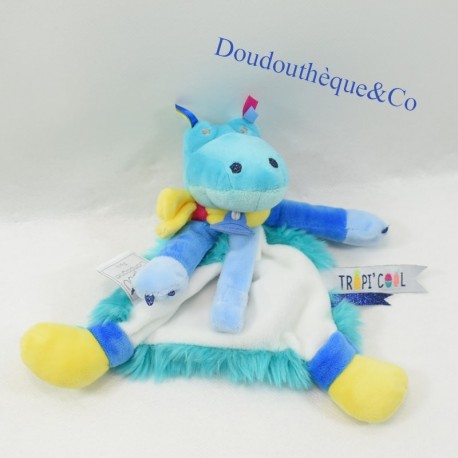 Doudou Croco DOUDOU ET COMPAGNIE attache sucette tropi'cool DC3285 20 cm