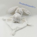 Doudou oso ORCHESTRA conejo disfrazado moteado beige blanco Happy baby 35 cm