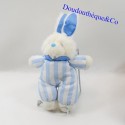 PAMPERS Peluche coniglietto a righe bianche e blu 22 cm