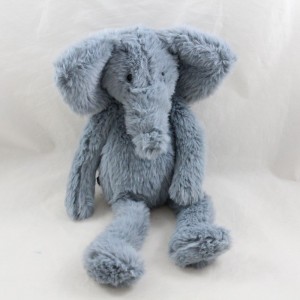 Plüsch Sweetie Elefant JELLYCAT London blaues langes Haar 30 cm